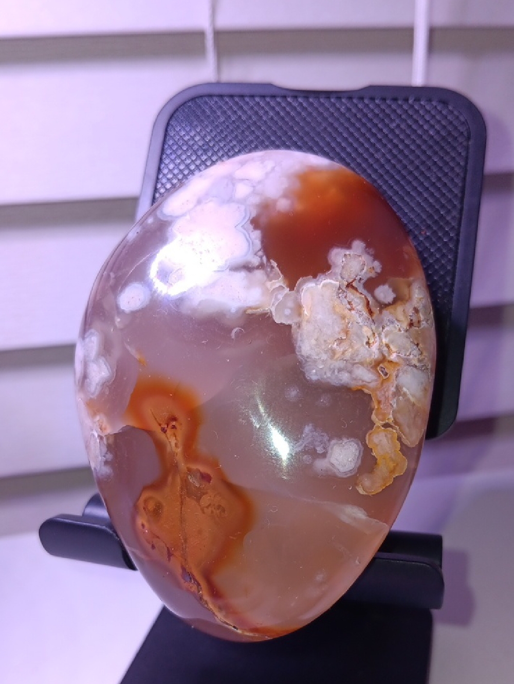 Polished Agate Brown & Cream Tones